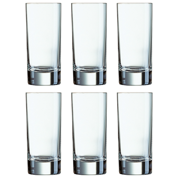 Arcoroc Longdrinkglas 22cl Islande Tubo set/6
