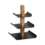 Kesper Etagere acacia 3-laags metaal zwart