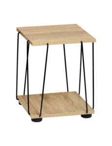 Kesper Bijzettafel 2-laags eiken