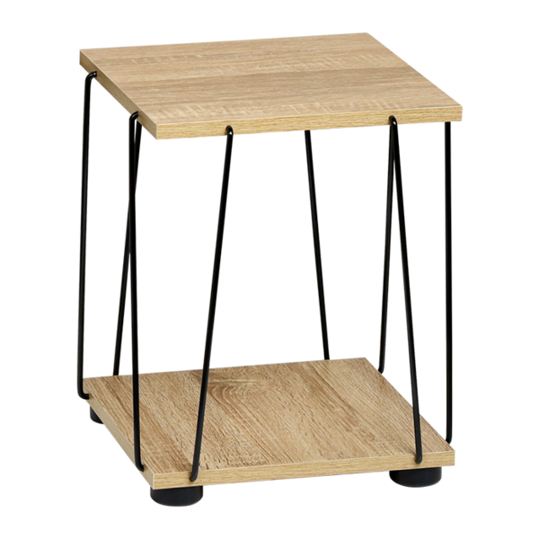 Kesper Bijzettafel 2-laags eiken