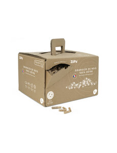 ZiiPa Houtpellets beuken 5kg box met dispenser