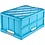 Keeeper Eco Benno Vouwkrat 45L Blauw