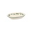 Salt en Pepper Serveerschaal ovaal 26,5x17,5xH4,5cm green Cyril