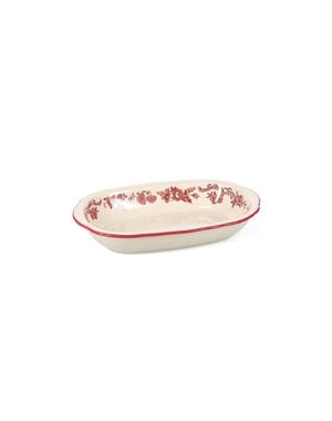 Salt en Pepper Serveerschaal ovaal 26,5x17,5xH4,5cm burgundy Cyril