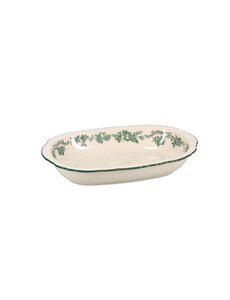 Salt en Pepper Serveerschaal ovaal 31,5x21xH5,5cm green Cyril