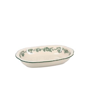 Salt en Pepper Serveerschaal ovaal 31,5x21xH5,5cm green Cyril