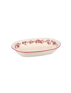 Salt en Pepper Serveerschaal ovaal 31,5x21xH5,5cm burgundy Cyril