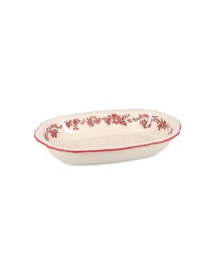 Salt en Pepper Serveerschaal ovaal 31,5x21xH5,5cm burgundy Cyril