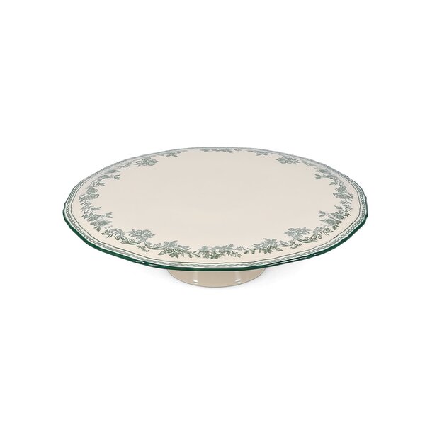 Salt en Pepper Taartplateau 32,5xH9cm green Cyril