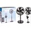 Excellent Houseware Ventilator staand 45cm zwart