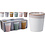 Excellent Houseware Beker 320ml aardewerk 6 assorti set/6