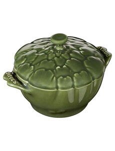 Staub Cocotte 13 cm / 450 ml Artisjok Basilicum groen