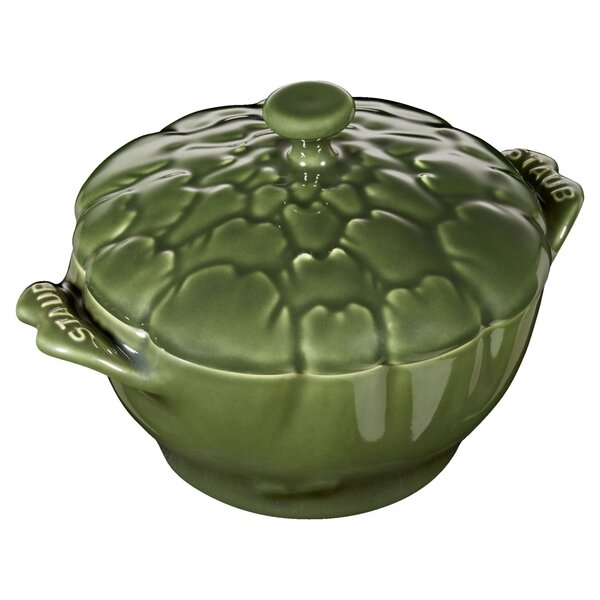 Staub Cocotte 13 cm / 450 ml Artisjok Basilicum groen
