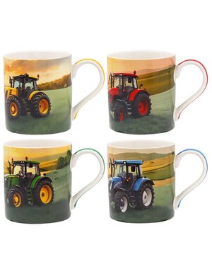 The Leonardo Collection Mok tractor 4 assorti
