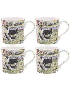 The Leonardo Collection Mokkenset Schaap en Collie set/4