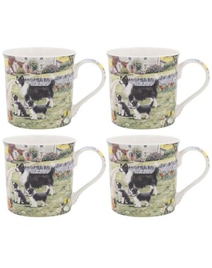 The Leonardo Collection Mokkenset Schaap en Collie set/4