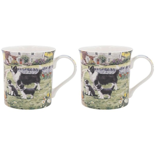 The Leonardo Collection Mokkenset Schaap en Collie set/2