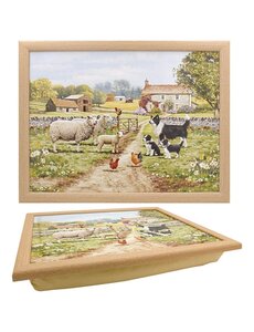 The Leonardo Collection Schootkussen Schaap en Collie