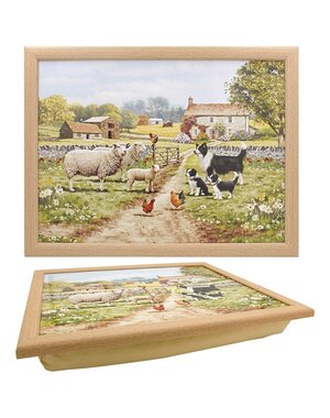 The Leonardo Collection Schootkussen Schaap en Collie