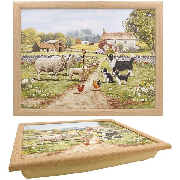 The Leonardo Collection Schootkussen Schaap en Collie