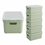 Sunware Opbergbox + deksel 24L set 6 lichtgroen Sigma home Platte deksel