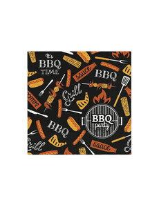  Servet 33x33cm BBQ Party set 20 stuks