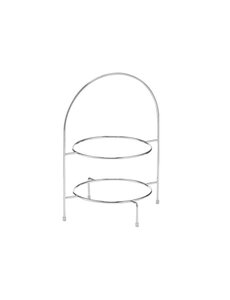 Zeller Etagere 2-laags metaal chroom