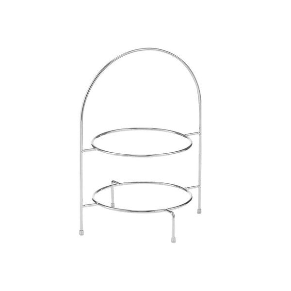 Zeller Etagere 2-laags metaal chroom