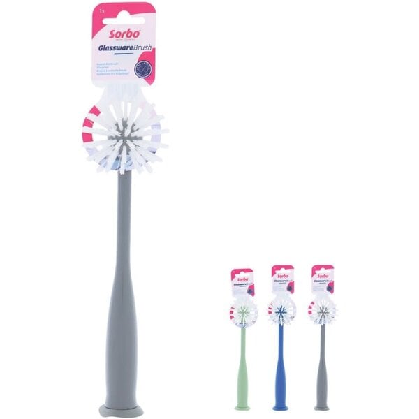 Sorbo Afwasborstel Glassware Brush 3 assorti