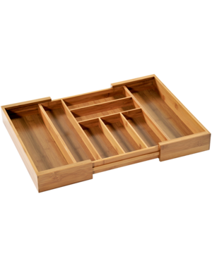 Kesper Bestekbak 43x35-58cm Bamboe uitschuifbaar