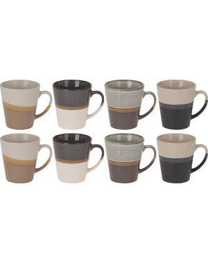 Siaki Mok 300ml aardewerk set/8