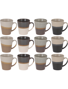 Siaki Mok 300ml aardewerk set/12