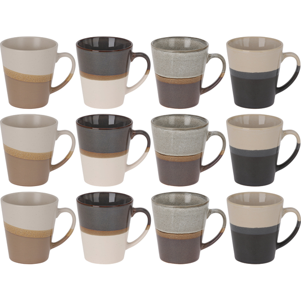 Siaki Mok 300ml aardewerk set/12