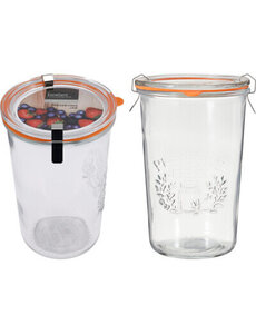 Excellent Houseware Inmaakpot met klemdeksel 850ml set/6