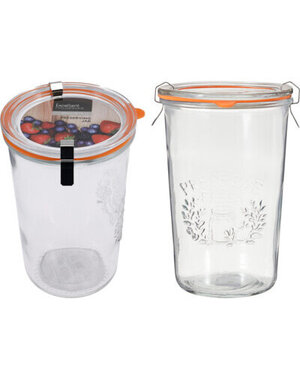 Excellent Houseware Inmaakpot met klemdeksel 850ml