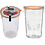 Excellent Houseware Inmaakpot met klemdeksel 850ml set/6