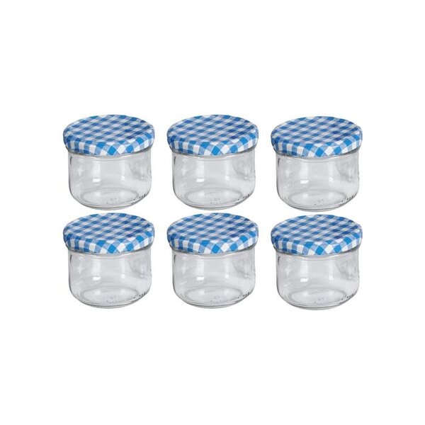 Jampotglazen per 6 stuks 250 ml