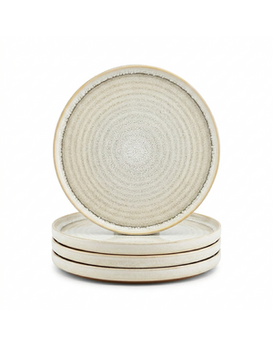 Salt en Pepper Bord plat 27,5cm beige Cameo set van 4