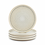 Salt en Pepper Bord plat 27,5cm beige Cameo set van 4