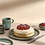 Salt en Pepper Bord plat 27,5cm groen Cameo set van 4
