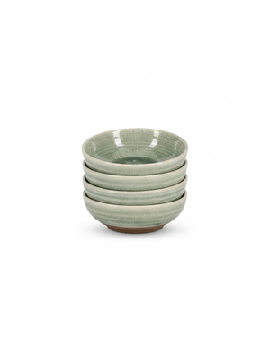 Salt en Pepper Kom 10xH3cm groen Cameo set 4