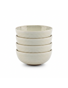 Salt en Pepper Kom 16,5xH6,5cm beige Cameo set van 4