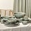 Salt en Pepper Kom 16,5xH6,5cm groen Cameo set van 4