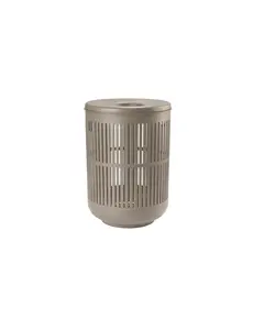  Wasbox met deksel 60L Zone Ume taupe