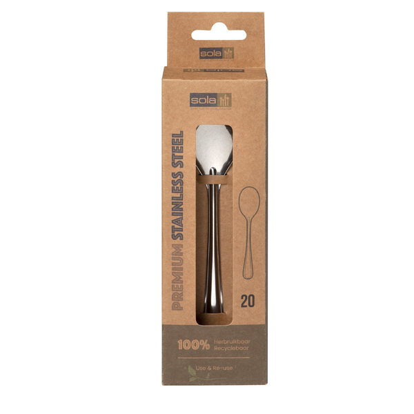 Sola Koffielepel Eco Bestek set/20