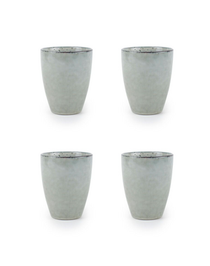 Salt en Pepper Beker 30cl groen Artisan set/4