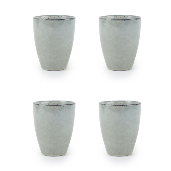 Salt en Pepper Beker 30cl groen Artisan set/4