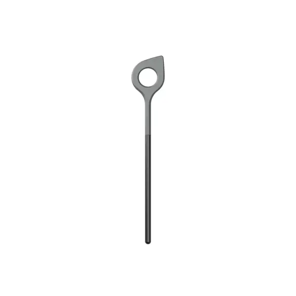 Rosti Roerlepel met punt en gat 31cm New Optima zwart