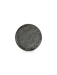 Ona Plat bord 20cm zwart Gravel