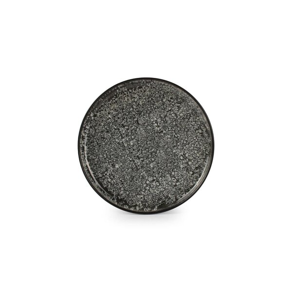 Ona Plat bord 20cm zwart Gravel